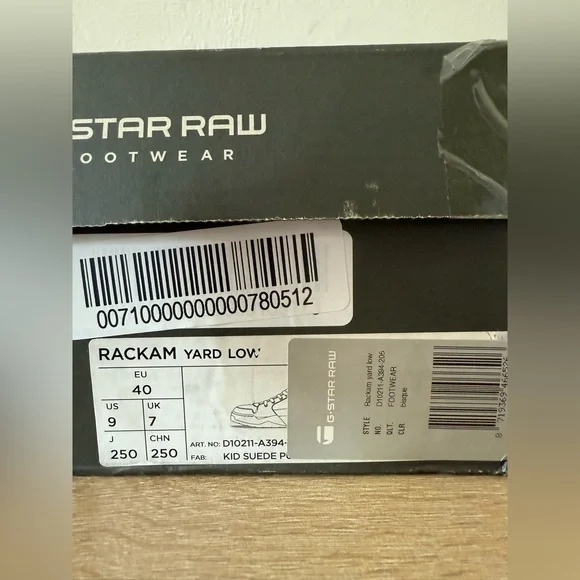 G-Star Raw Rackam Yard Low Sneakers EU 40 - Picture 4 of 9